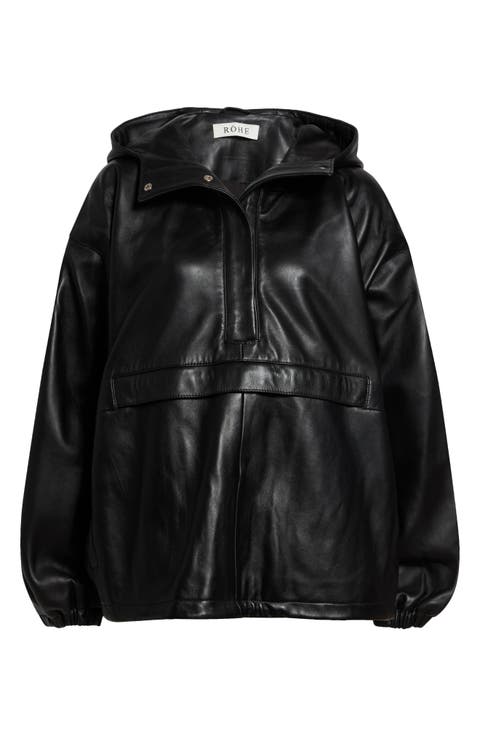 Oversize Leather Anorak