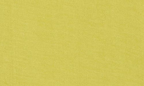Shop Renee C Ditsy Puff Sleeve Blouse In Dark Citron