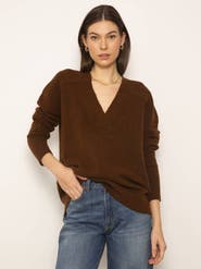 Central Park West Yorke Oversized Vneck
