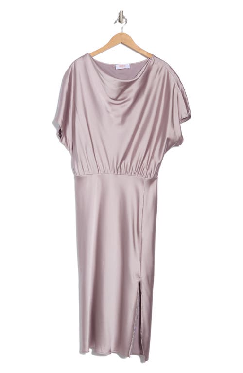 Shop Renee C Satin Off The Shoulder Dress