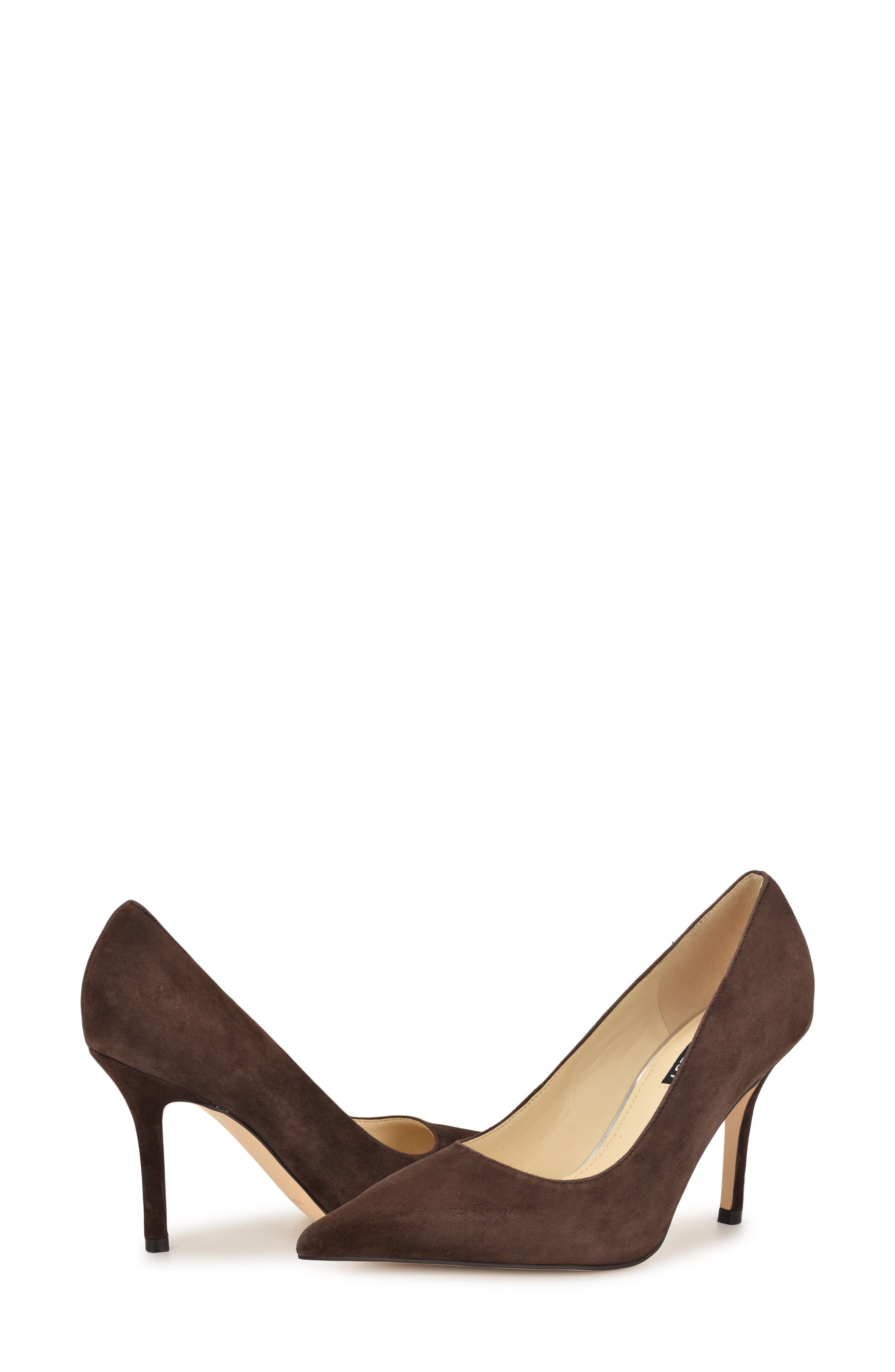 Gemmha Pointed Toe Pump, Alternate, color, DARK BROWN