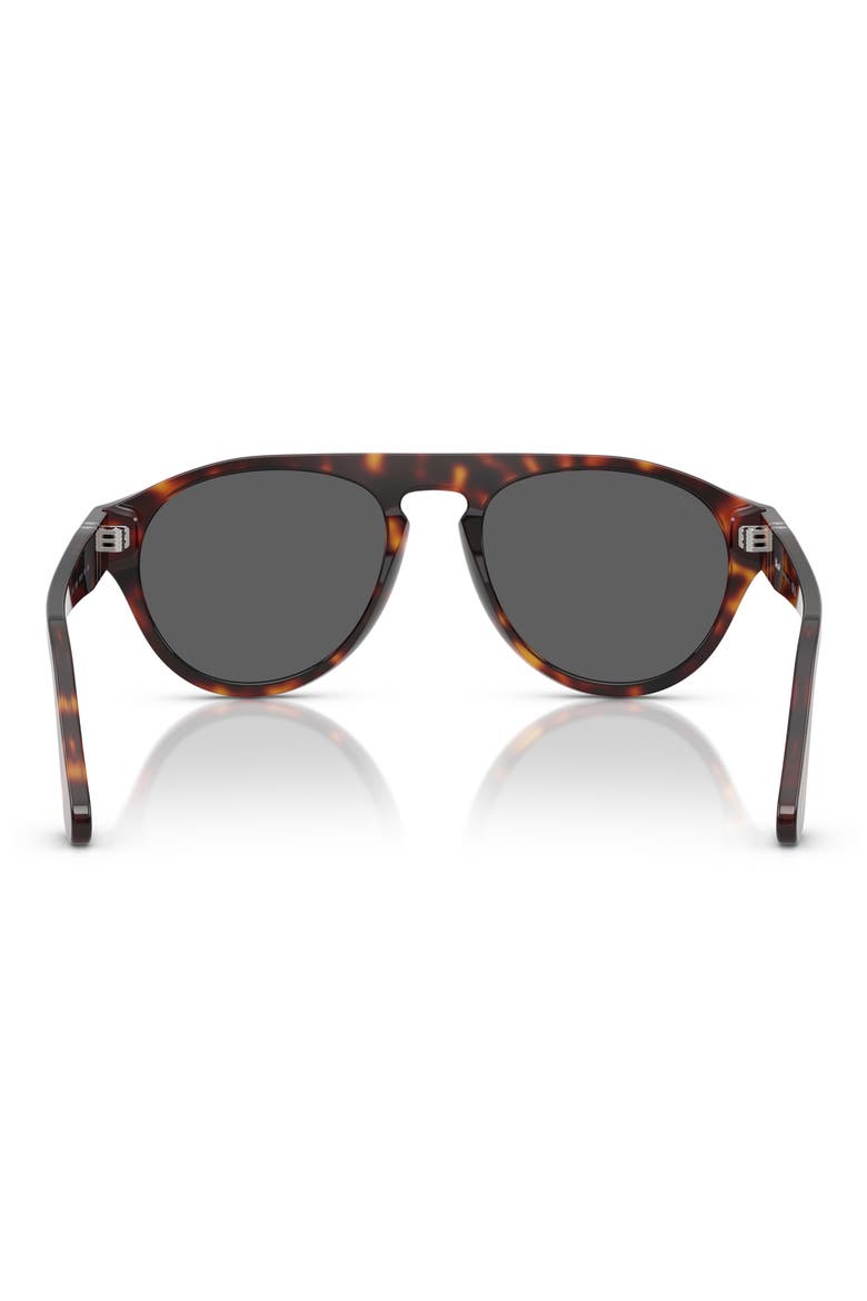 56mm Pilot Sunglasses, Alternate, color, HAVANA / DARK GREY