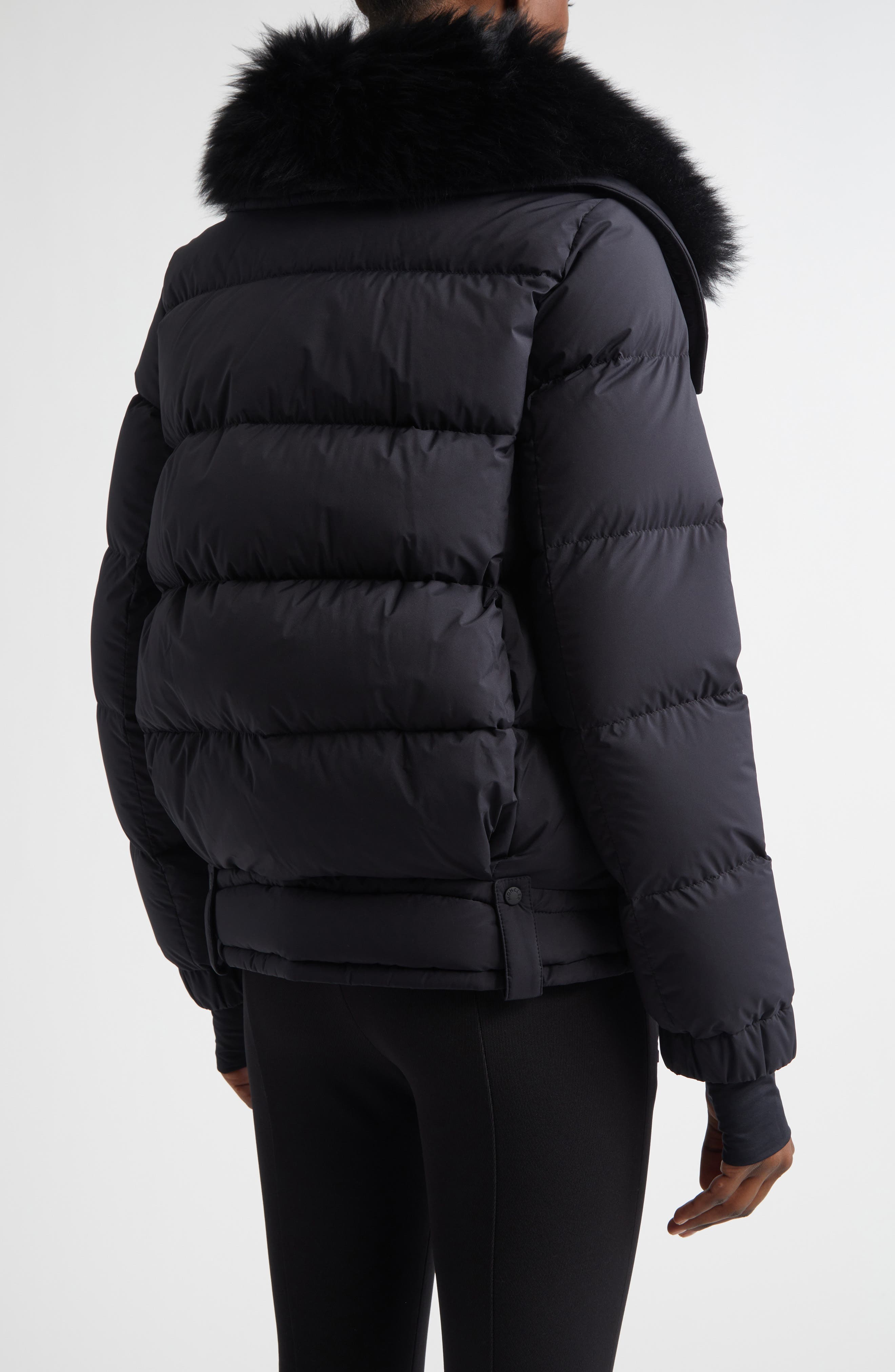 Arabbas Genuine Shearling Collar Down Jacket - image 2