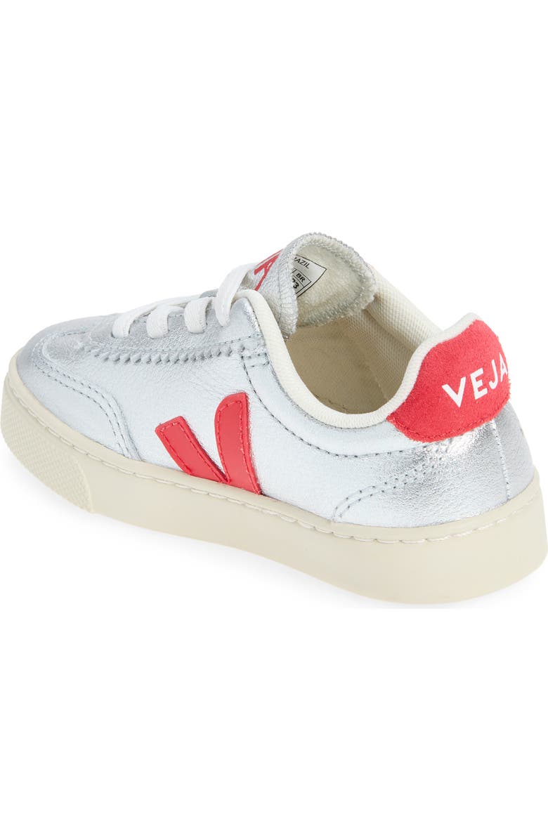 Veja Kid's Small Volley O.T. Sneaker, Alternate, color, Silver Pekin