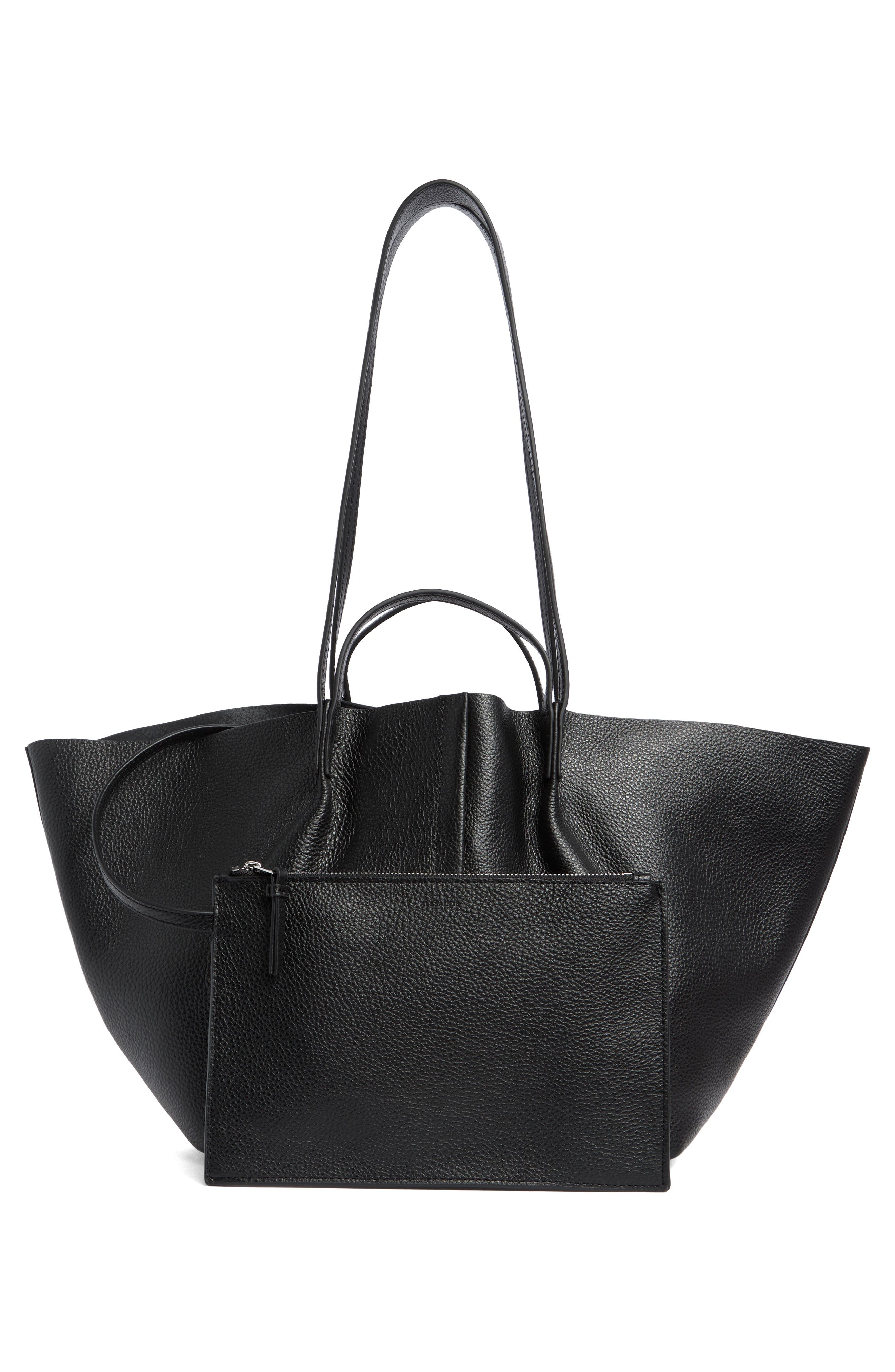 AllSaints Odette Tote Bag, Alternate, color, Black