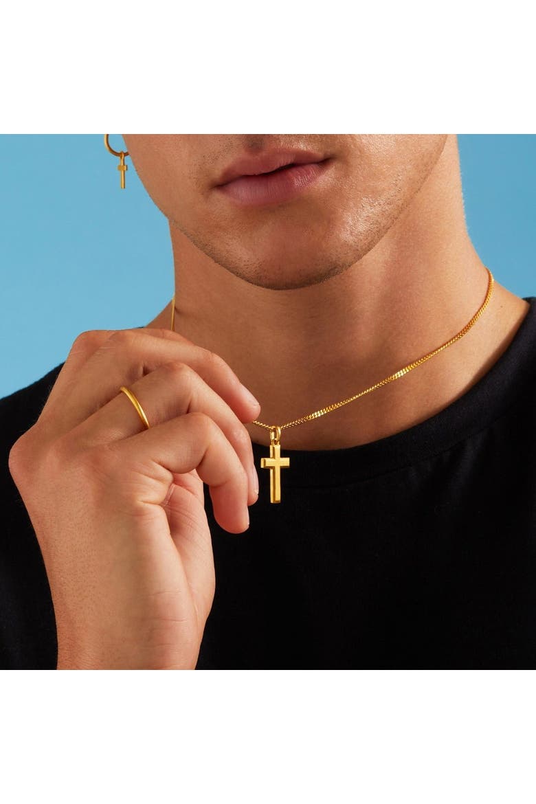 Cross Pendant, Alternate, color, Silver