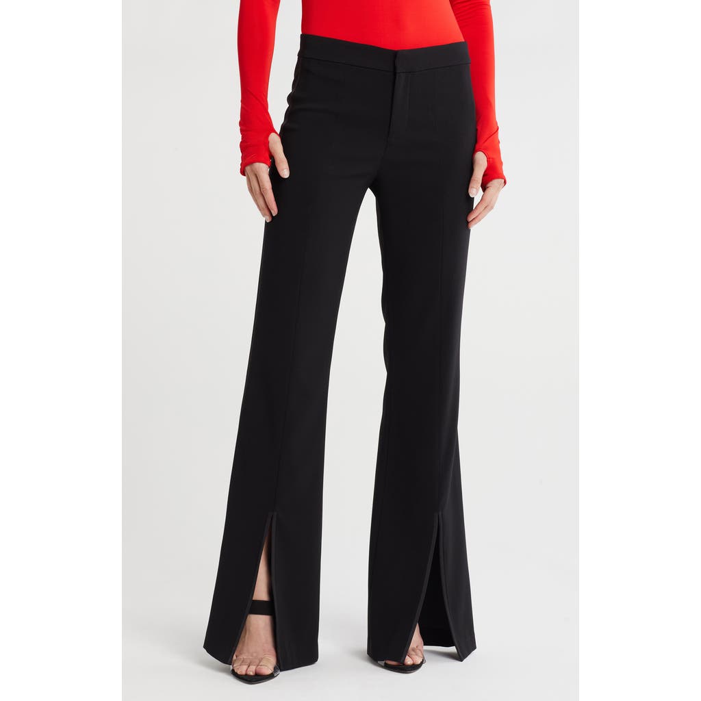 Alice And Olivia Alice + Olivia Princess Slit Hem Flare Pants