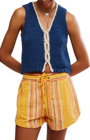 Free People Sicily Sleeveless Cutout Sweater