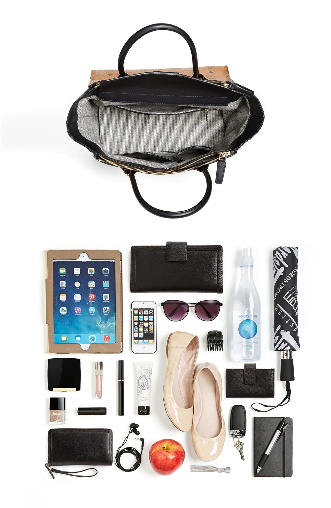 MCM 'Medium Kathy Visetos' Tote, Alternate, color, 