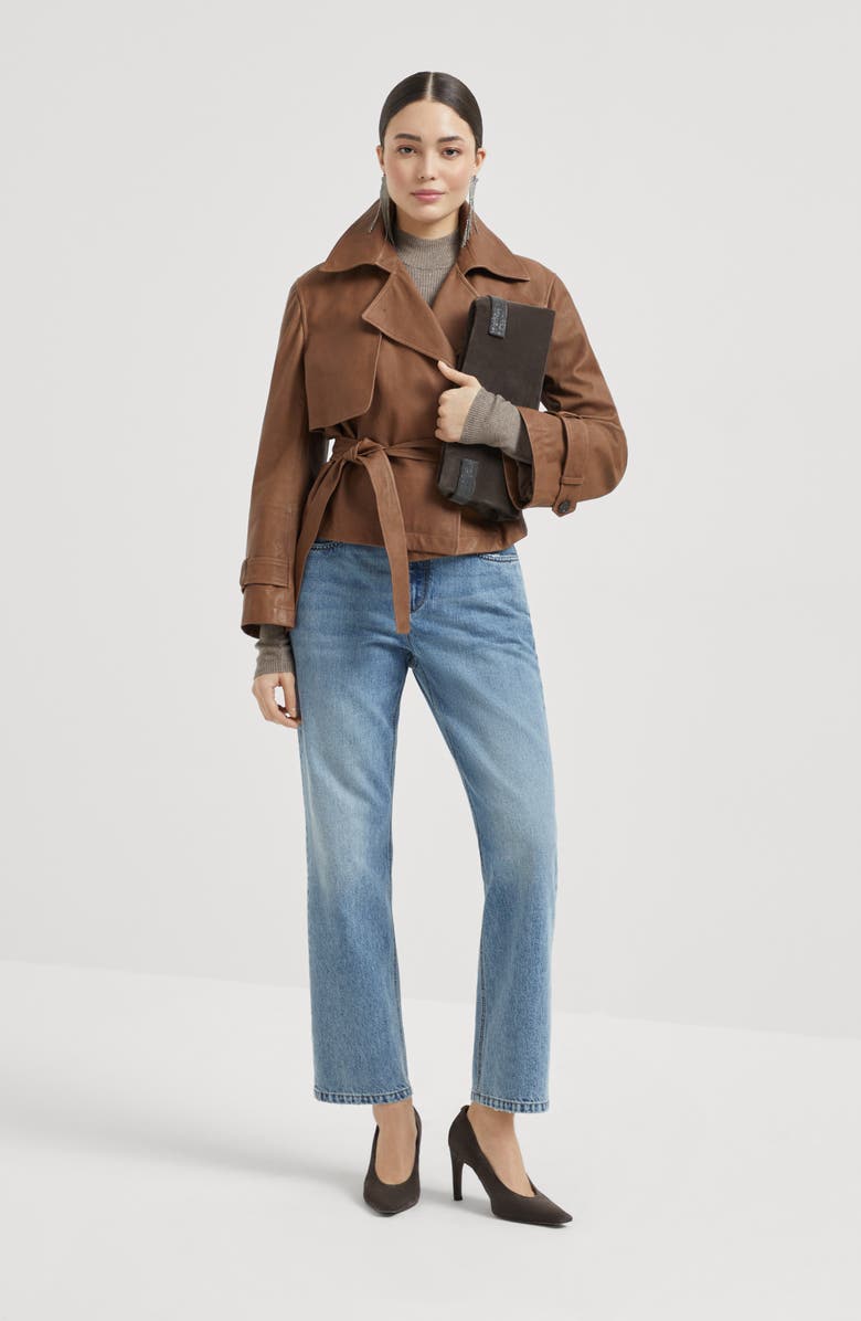 Brunello Cucinelli Cashmere cardigan, Alternate, color, Light Brown