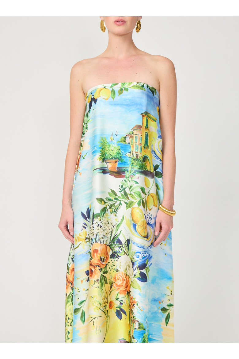 Jianna Dress, Alternate, color, Portofino print