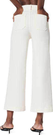 Spanx XS Pull On Raw Hem High Rise Cropped Flare good Jeans