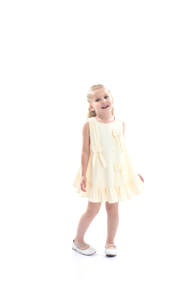 Sofia Bow Dress, Main, color, Ivory