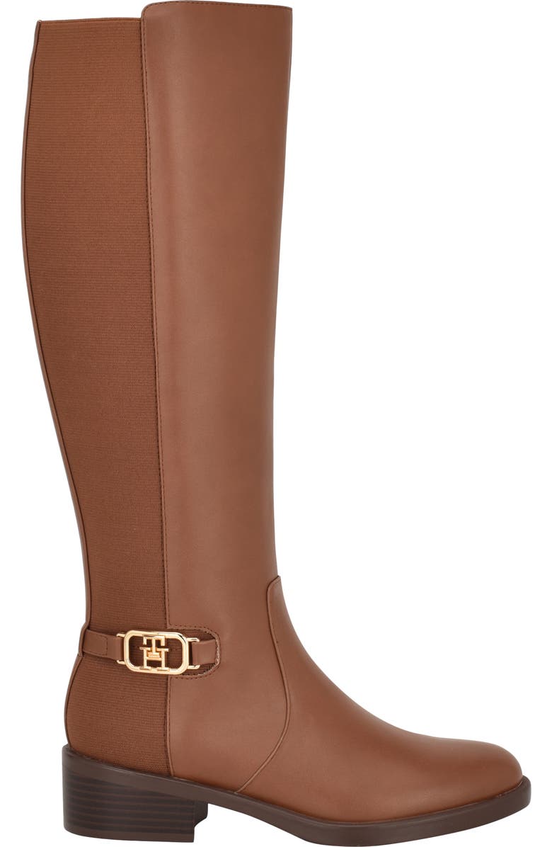 Tommy Hilfiger Imaliz Riding Boot, Alternate, color, Medium Brown