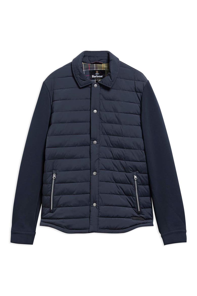 Knowle Quilted Hybrid Jacket, Alternate, color, DARK NAVY