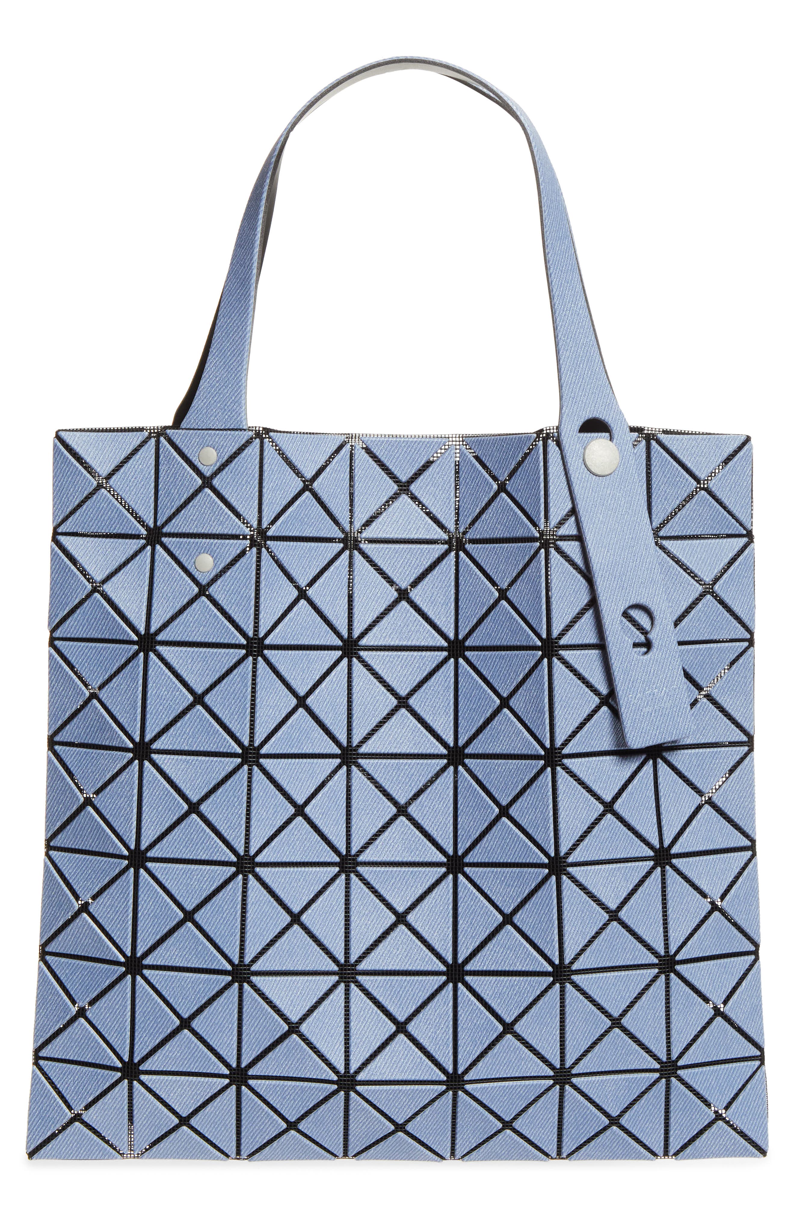 Bao Bao Issey Miyake Prism Denim Look Tote, Main, color, Blue