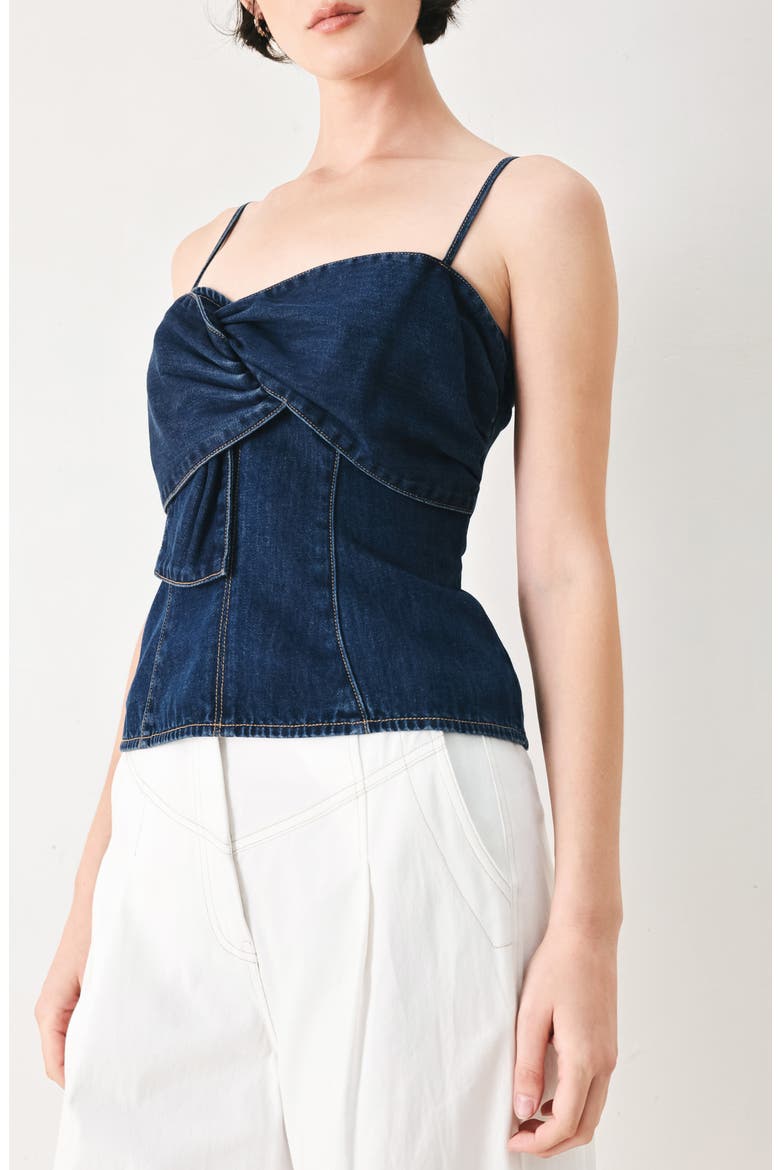 Denim Camisole, Alternate, color, MEDIUM INDIGO