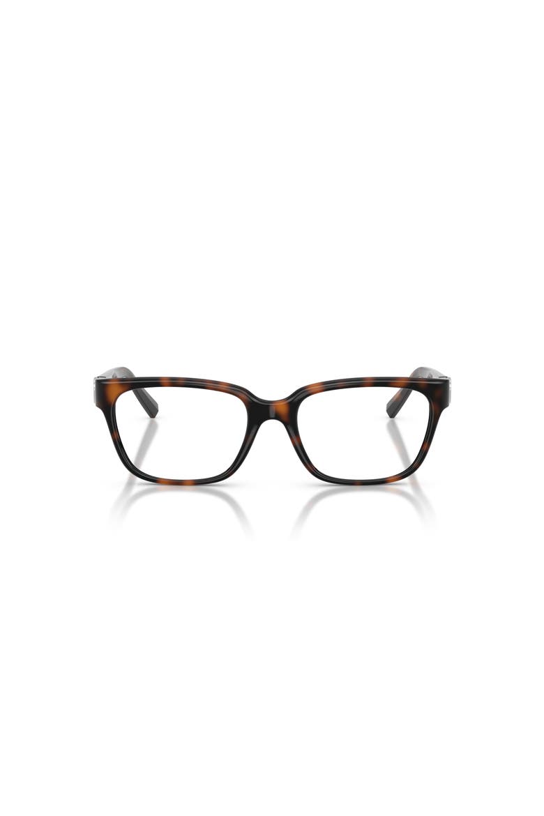 52mm Rectangle optical glasses, Alternate, color, Tortoise