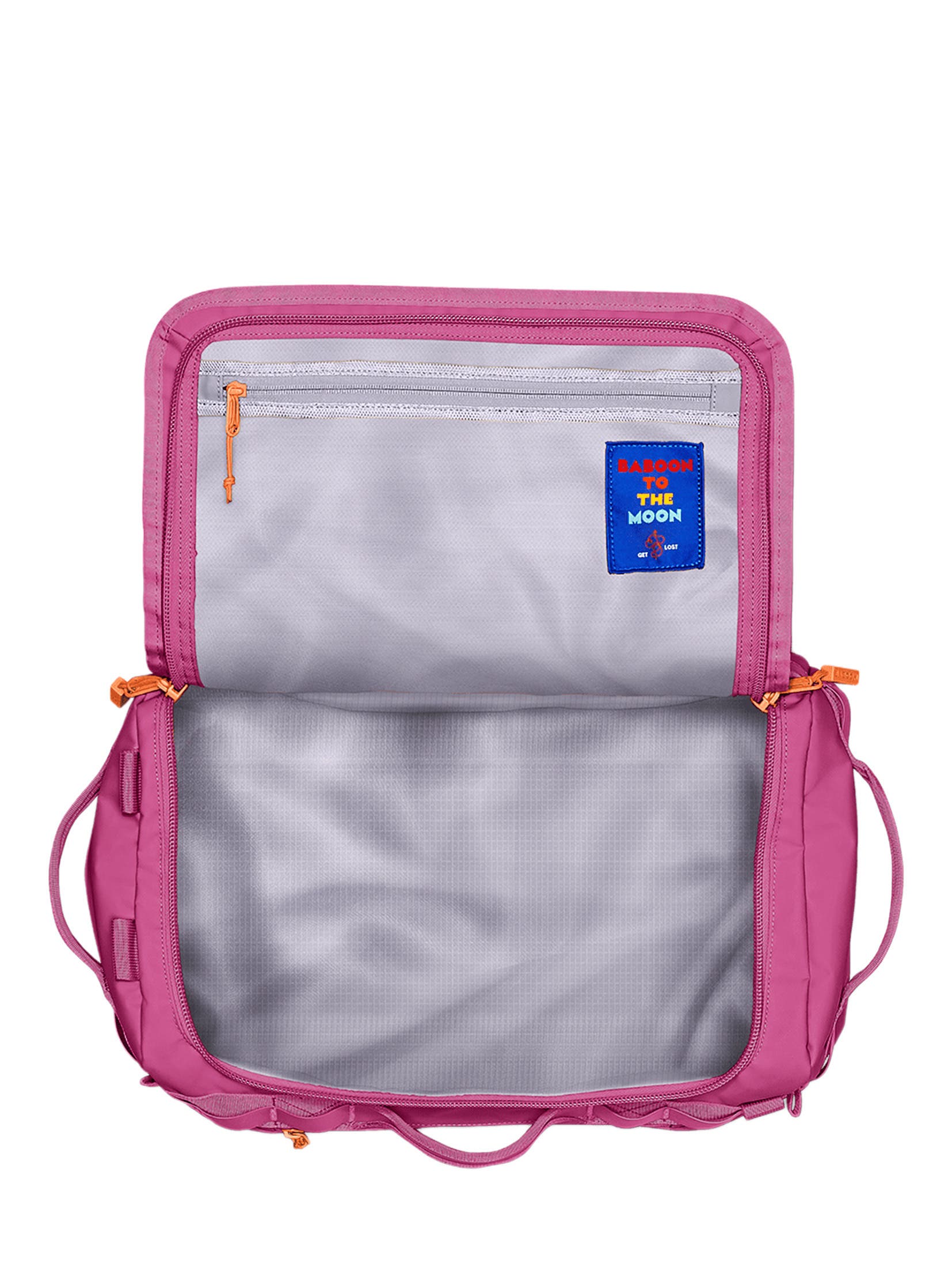 Baboon to the Moon Go-Bag Duffle Small 40L, Alternate, color, Raspberry Fizz