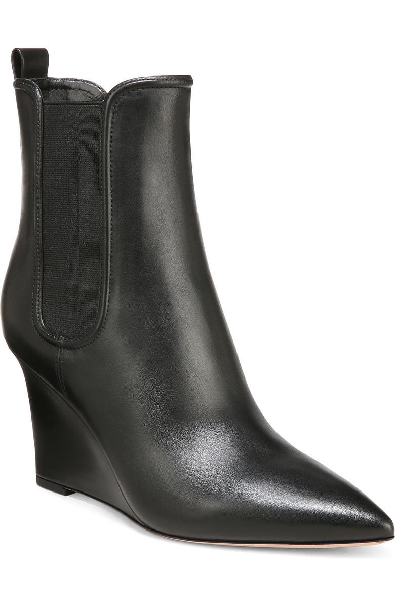 Veronica Beard Iluska Pointed Toe Wedge Bootie, Main, color,