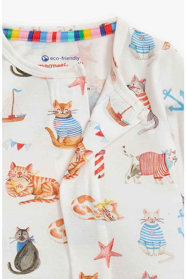 Yachty Pawty Magnetic Footie, Alternate, color, YACHT