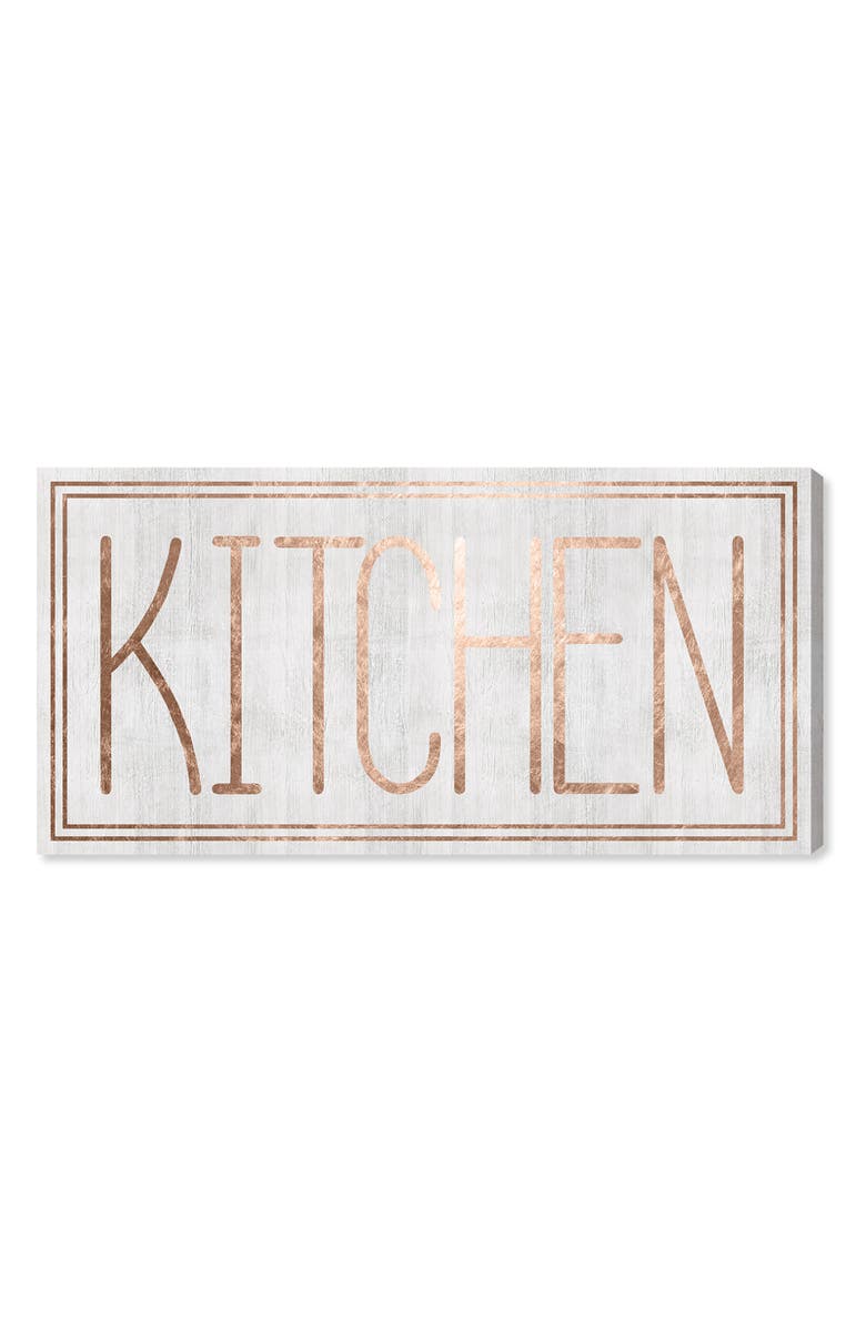 Oliver Gal Kitchen Canvas Wall Art, Main, color, 
