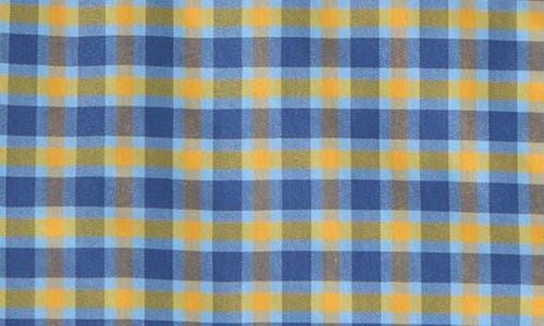 Vineyard Vines Kids' Arawak Graphic T-shirt In Honey Plaid