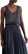 Reiss Ruby Scoop Neck Tank