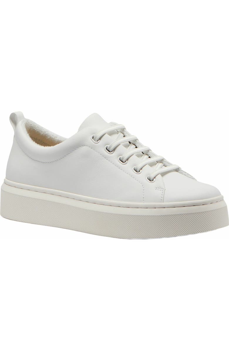 ABEO Jumpstreet Bungee Sneaker, Main, color, White Leather - Regular