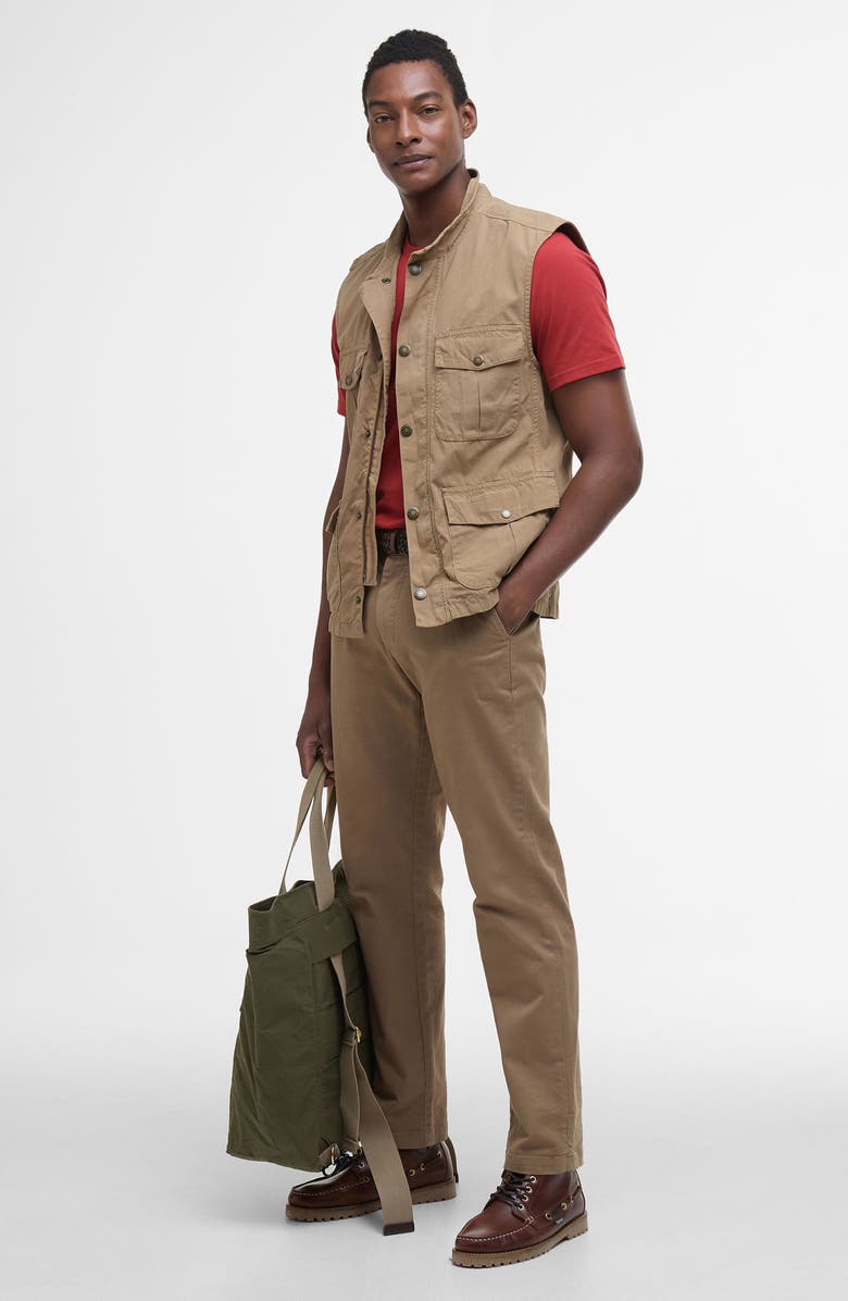 Barbour Corbridge Vest, Alternate, color, Stone