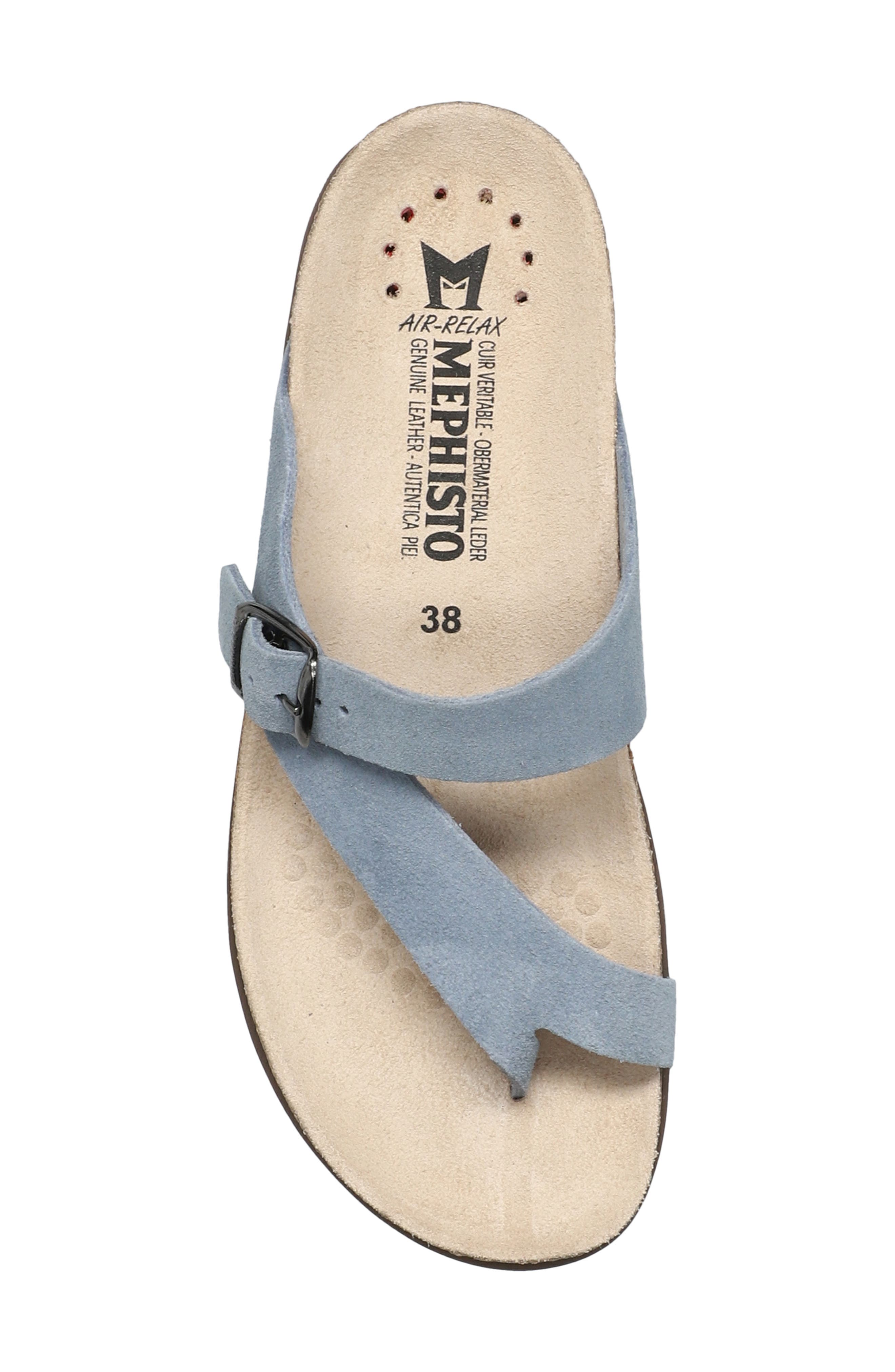 Helen Toe Loop Sandal, Alternate, color, SEA BLUE