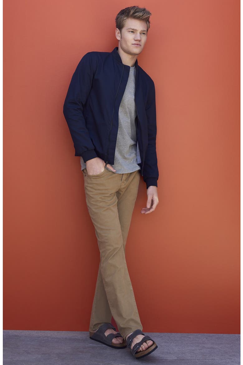 'Byron' Slim Straight Leg Jeans, Alternate, color, MIDNIGHT