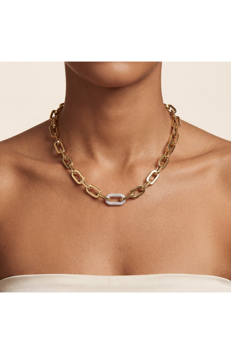Ora Ana The Diana Chain Necklace, Alternate, color, Gold