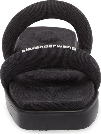 Alexander Wang Jay Denim Slide Sandal (Women) | Nordstrom