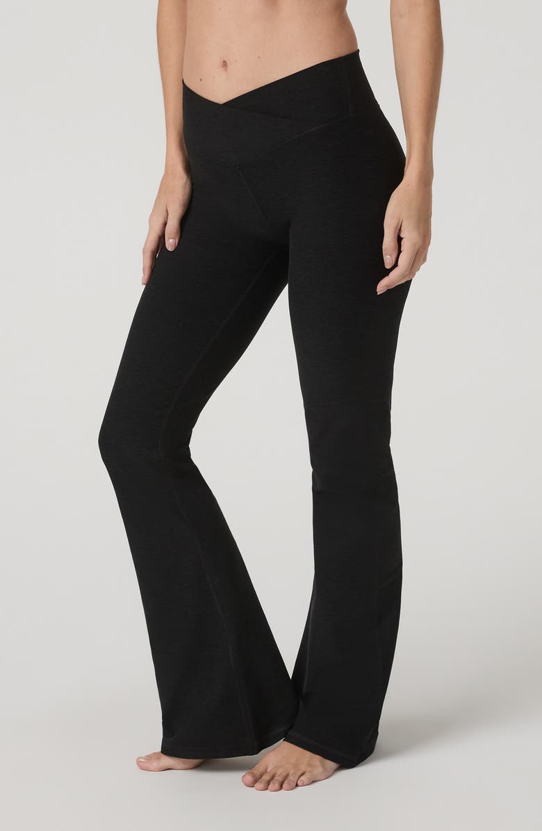 Vuori Elevation Rhythm Flare Pants, Alternate, color, Black Heather