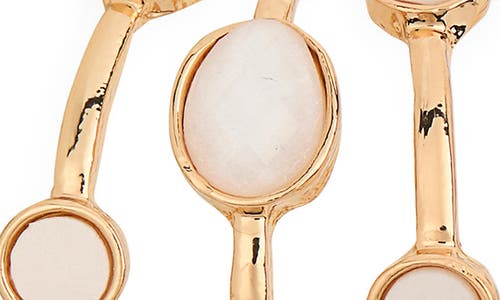 Cara Triple Row Hoop Earrings In Gold