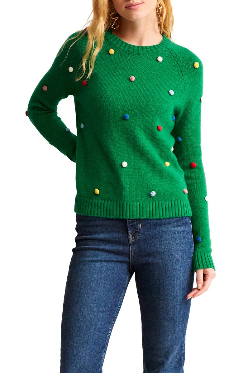 Boden The Pom Sweater, Main, color, 