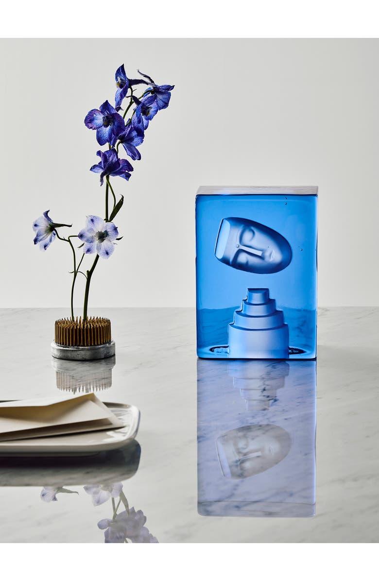 Kosta Boda Azur Blue Crystal Décor, Alternate, color, Dream/ Blue