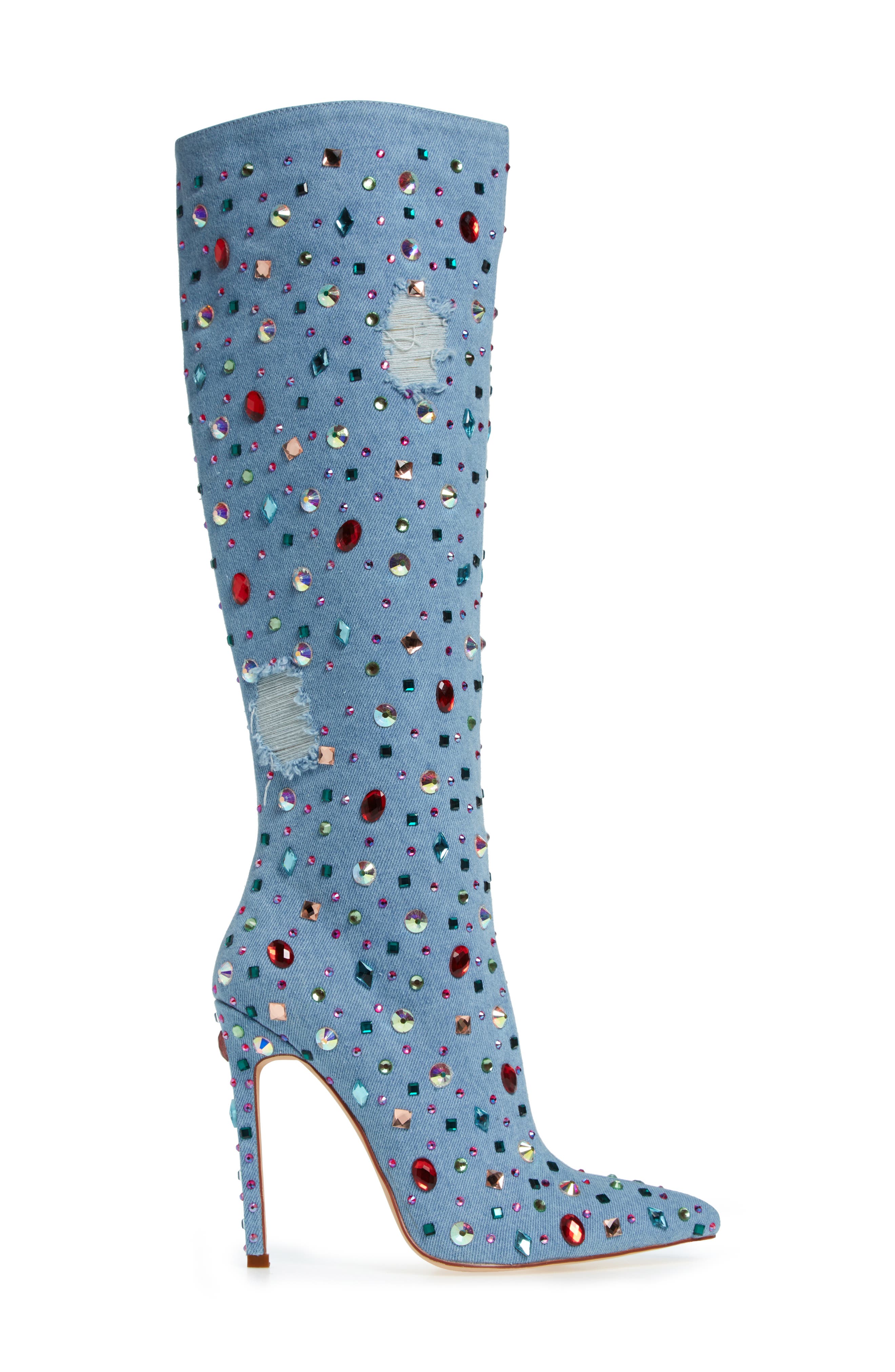 AZALEA WANG Chili Pointed Toe Boot, Alternate, color, 