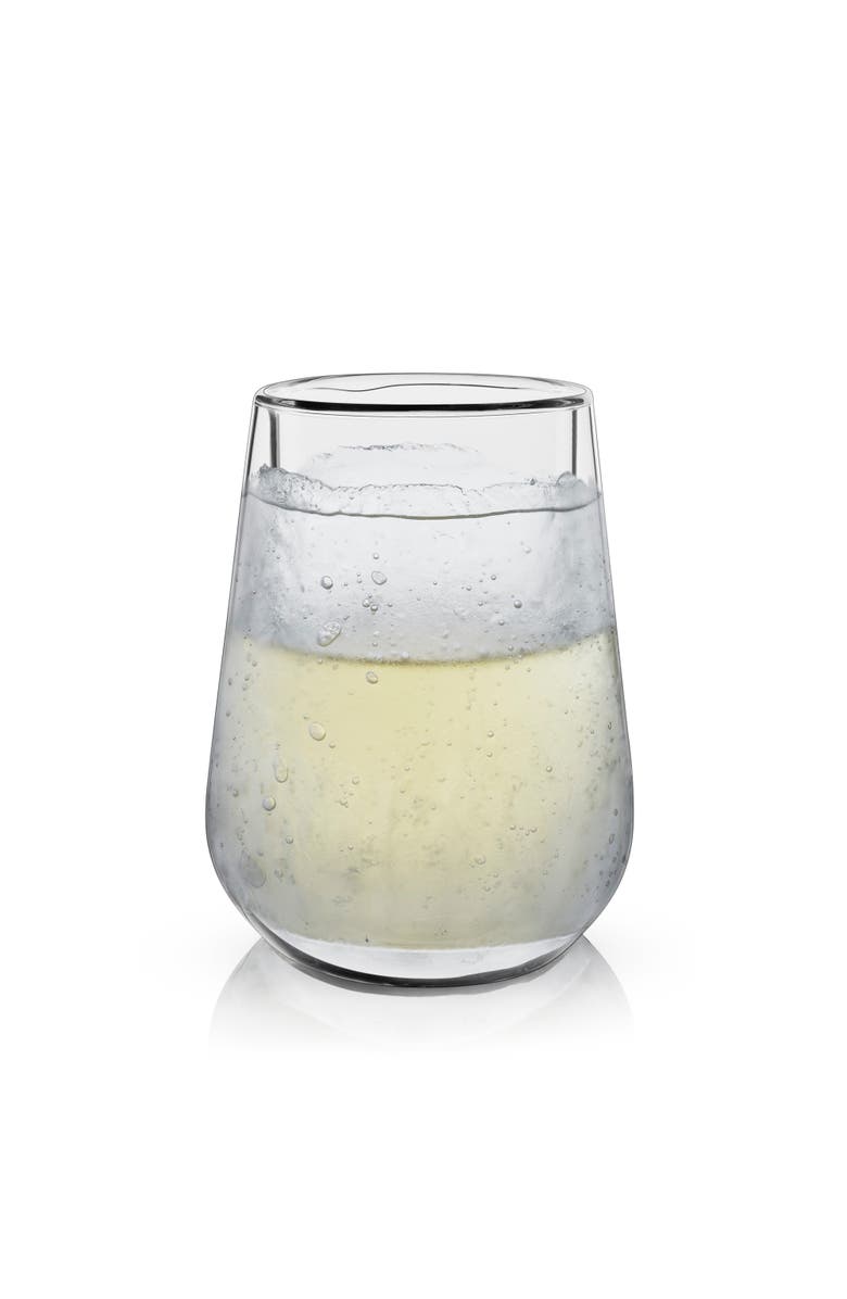 Viski Glacier Double Walled Chilling Wine Glass, Alternate, color, Clear