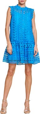 CIEBON Cara Butterfly Lace Shift Dress