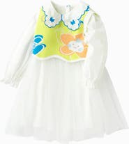 Balabala Whimsy Garden Layered Dress