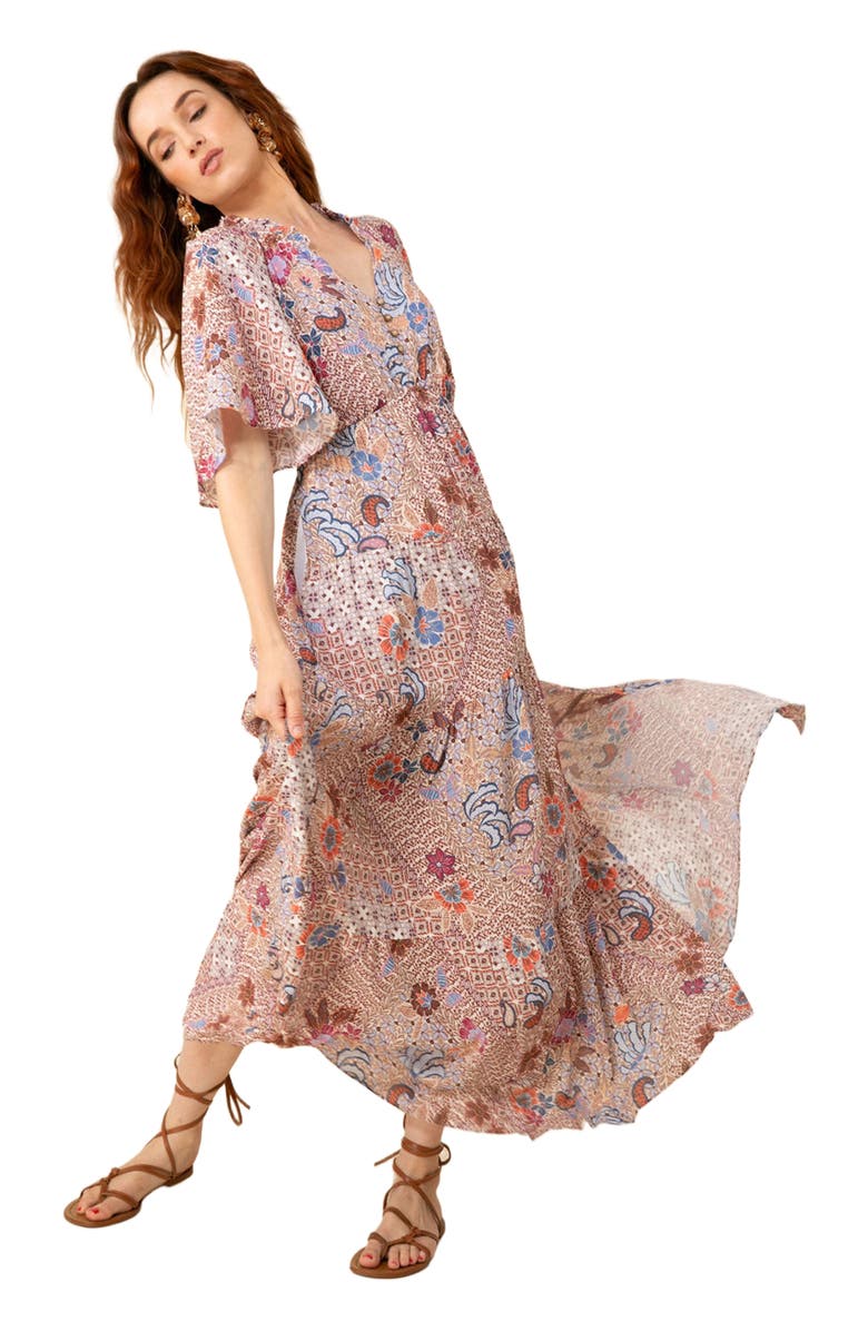 Hale Bob Lia Maxi Dress, Main, color, 