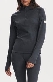 Varley Always Warm Half Zip Base Layer Top