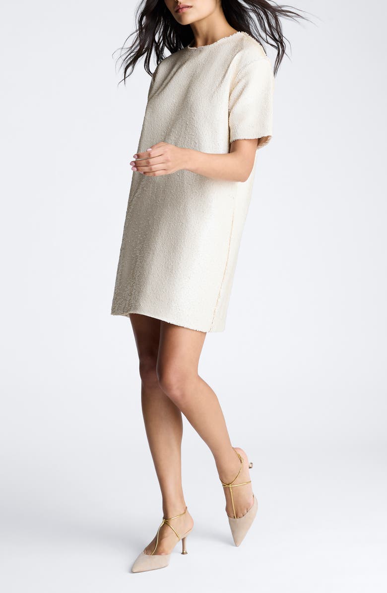 Kenneth Cole Sequin Shift Dress, Alternate, color,
