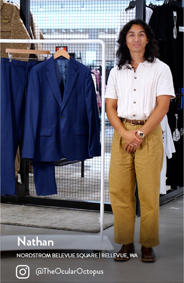 Tailored Fit Wool Suit, sales video thumbnail