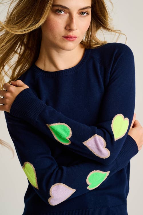 Lisa Todd Love Affairs Cotton Sweater In Blue