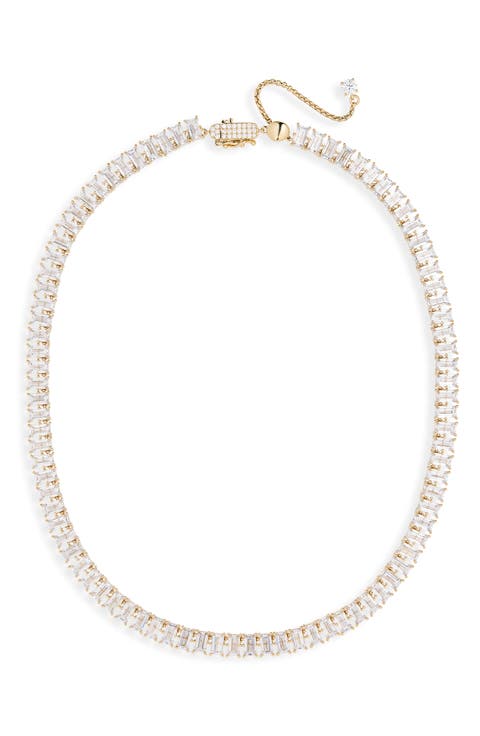 Chateau CZ Tennis Choker Necklace