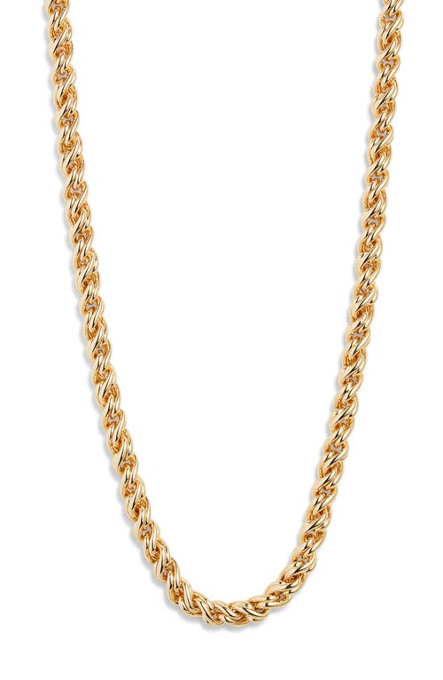 Jenny Bird Rizzo Chain Necklace in High Polish Gold 
