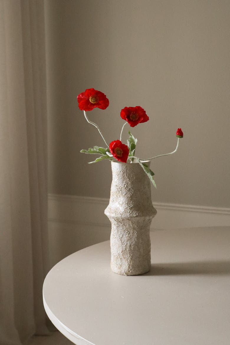 Red Poppy Flower, Alternate, color, Red